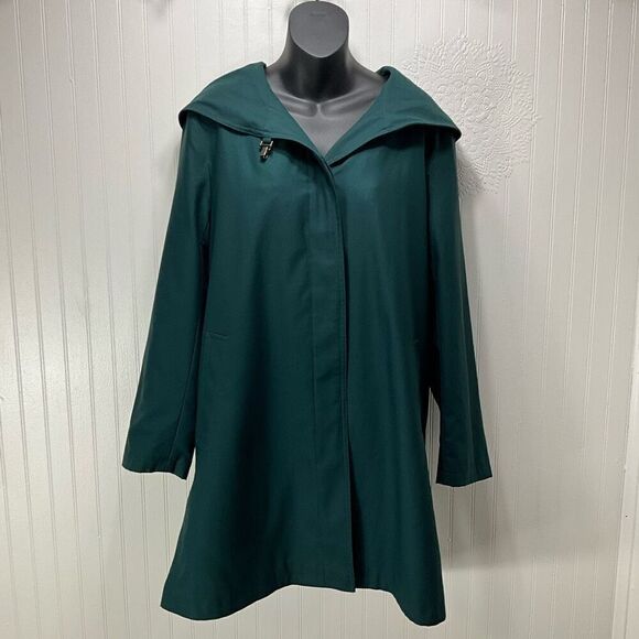 KRISTEN BLAKE Trench Coat With Liner - Picture 1 of 8